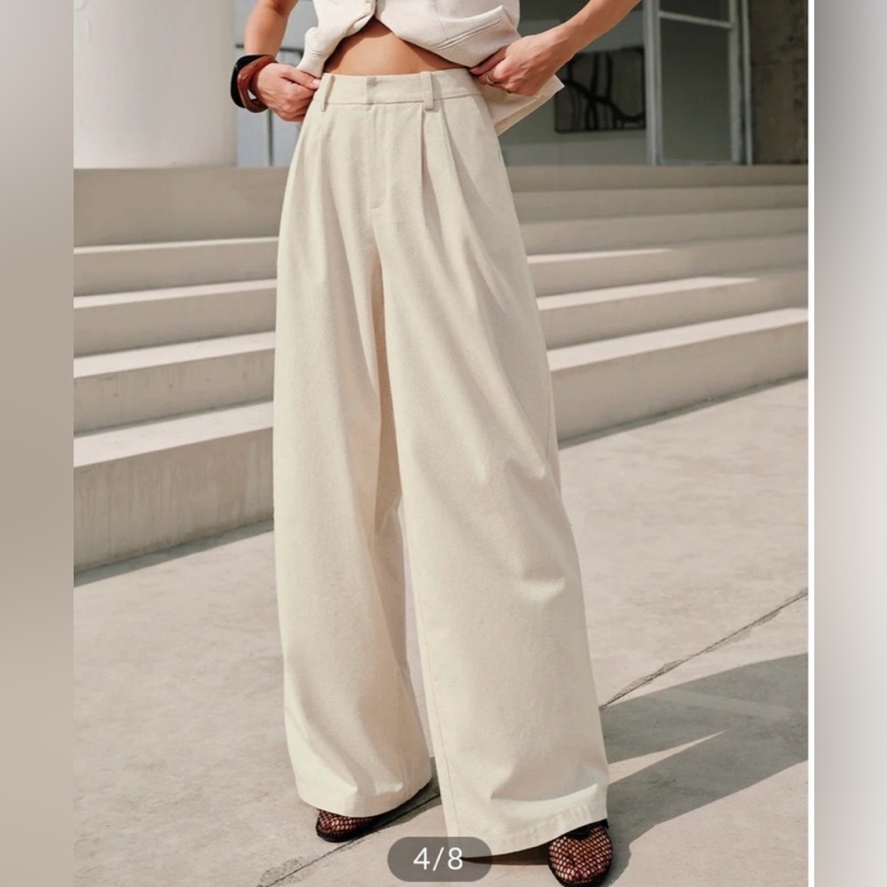 Commense Linen Wide-Leg Trousers NWOT